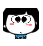 おめめちゃんの文字なし大きい顔のスタンプ（個別スタンプ：31）