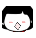 おめめちゃんの文字なし大きい顔のスタンプ（個別スタンプ：32）