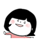 おめめちゃんの文字なし大きい顔のスタンプ（個別スタンプ：36）
