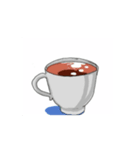 コーヒーとおんなのこ（個別スタンプ：3）