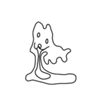 溶解する犬（個別スタンプ：13）