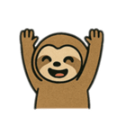 色んな表情するナマケモノ（個別スタンプ：3）