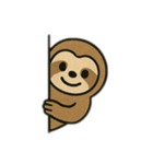 色んな表情するナマケモノ（個別スタンプ：4）