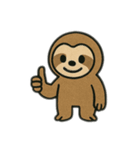 色んな表情するナマケモノ（個別スタンプ：6）