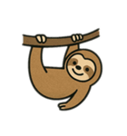 色んな表情するナマケモノ（個別スタンプ：7）