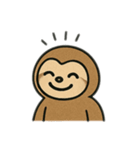 色んな表情するナマケモノ（個別スタンプ：8）