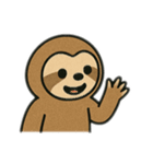 色んな表情するナマケモノ（個別スタンプ：11）