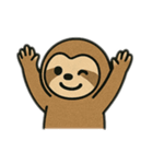 色んな表情するナマケモノ（個別スタンプ：12）