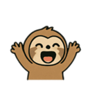 色んな表情するナマケモノ（個別スタンプ：15）