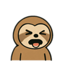 色んな表情するナマケモノ（個別スタンプ：17）