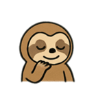 色んな表情するナマケモノ（個別スタンプ：18）