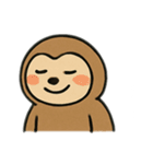 色んな表情するナマケモノ（個別スタンプ：21）