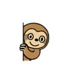 色んな表情するナマケモノ（個別スタンプ：22）