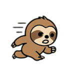 色んな表情するナマケモノ（個別スタンプ：28）