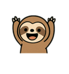 色んな表情するナマケモノ（個別スタンプ：30）