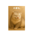 かわいいフェレット・おこめの毎日スタンプ（個別スタンプ：11）