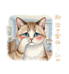 可愛い♡おしゃれな猫（個別スタンプ：1）