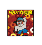 ブレイキンスタンプシール風（個別スタンプ：21）