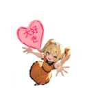 シーとミーの秘密の教室2（個別スタンプ：1）