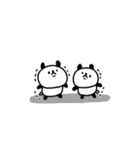 双子のしょぼいパンダ（個別スタンプ：22）