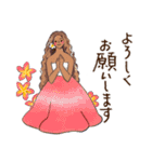 大人でおしゃれなフラスタンプ（個別スタンプ：7）