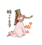 大人でおしゃれなフラスタンプ（個別スタンプ：40）