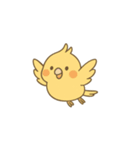 鳥とオカメインコのスタンプ（個別スタンプ：7）