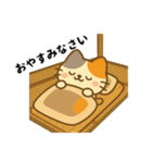 「小発喵のにちじょう日本語」（個別スタンプ：16）