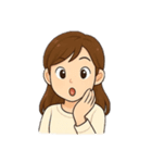 ヒョンヒ、ソウルの日々（個別スタンプ：27）