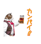 働くねこリーマン（個別スタンプ：7）