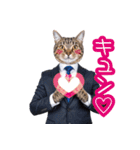 働くねこリーマン（個別スタンプ：9）