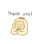 ゴリラのママンヌのあいさつスタンプ。（個別スタンプ：5）