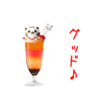 クリームソーダの猫、シュワーっと一言（個別スタンプ：9）