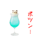 クリームソーダの猫、シュワーっと一言（個別スタンプ：12）
