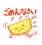 ガールズとフルーツと vol.1（個別スタンプ：35）