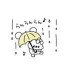 くまやん。331〜モノトーン〜（個別スタンプ：30）