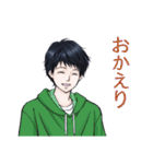 男子学生の日常スタンプ（個別スタンプ：6）