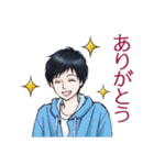 男子学生の日常スタンプ（個別スタンプ：9）