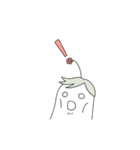 弱い人参（個別スタンプ：17）