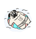 夏のゴリパグ（個別スタンプ：18）