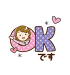 シンプル大人女子♡スタンプ（個別スタンプ：8）