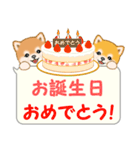 気持ち伝える吹き出し ころころ豆柴（個別スタンプ：36）