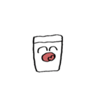 牛乳田のスタンプ▼（個別スタンプ：1）