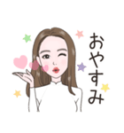 アオザイ リン♡（個別スタンプ：2）