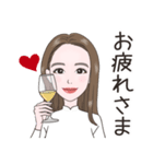 アオザイ リン♡（個別スタンプ：4）