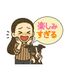 イタグレ、ナルとミチのご挨拶（個別スタンプ：9）