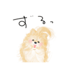 ポメのぽんちゃんのハルハル(お留守番)（個別スタンプ：4）