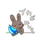 うさピットSUMMER イカす！（個別スタンプ：3）