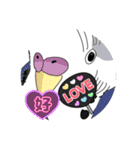 かわいいインコちゃんブルーー（個別スタンプ：13）