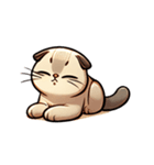 猫(マンチカン)情が可愛い英語スタンプ（個別スタンプ：20）